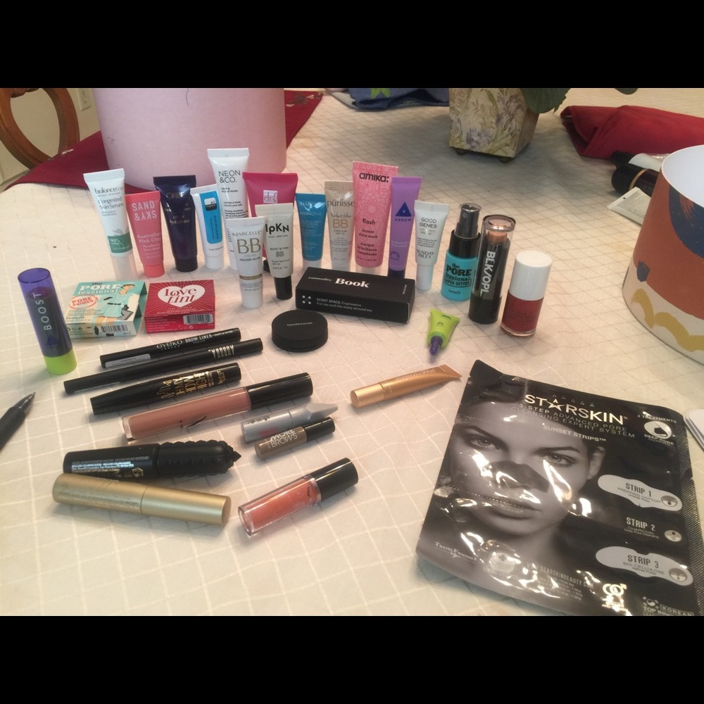 Birchbox samples and some full some size stuff.